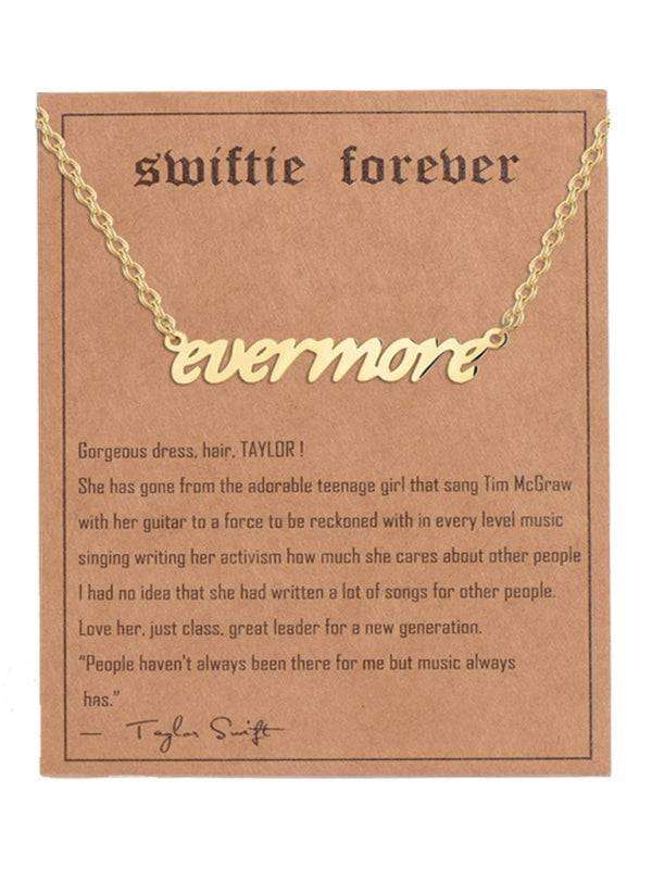 New fashionable golden letter golden number pendant clavicle chain
