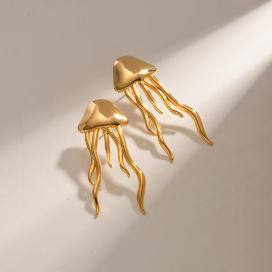 The Enchanting World of Gleaming Jellyfish Earrings